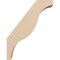 Ekena Millwork 5-inch W x 14-inch D x 18-inch H Funston Rough Cedar Woodgrain TimberThane Knee Brace, Primed BRCUR05X14X18FSTRCPR - alternate 5